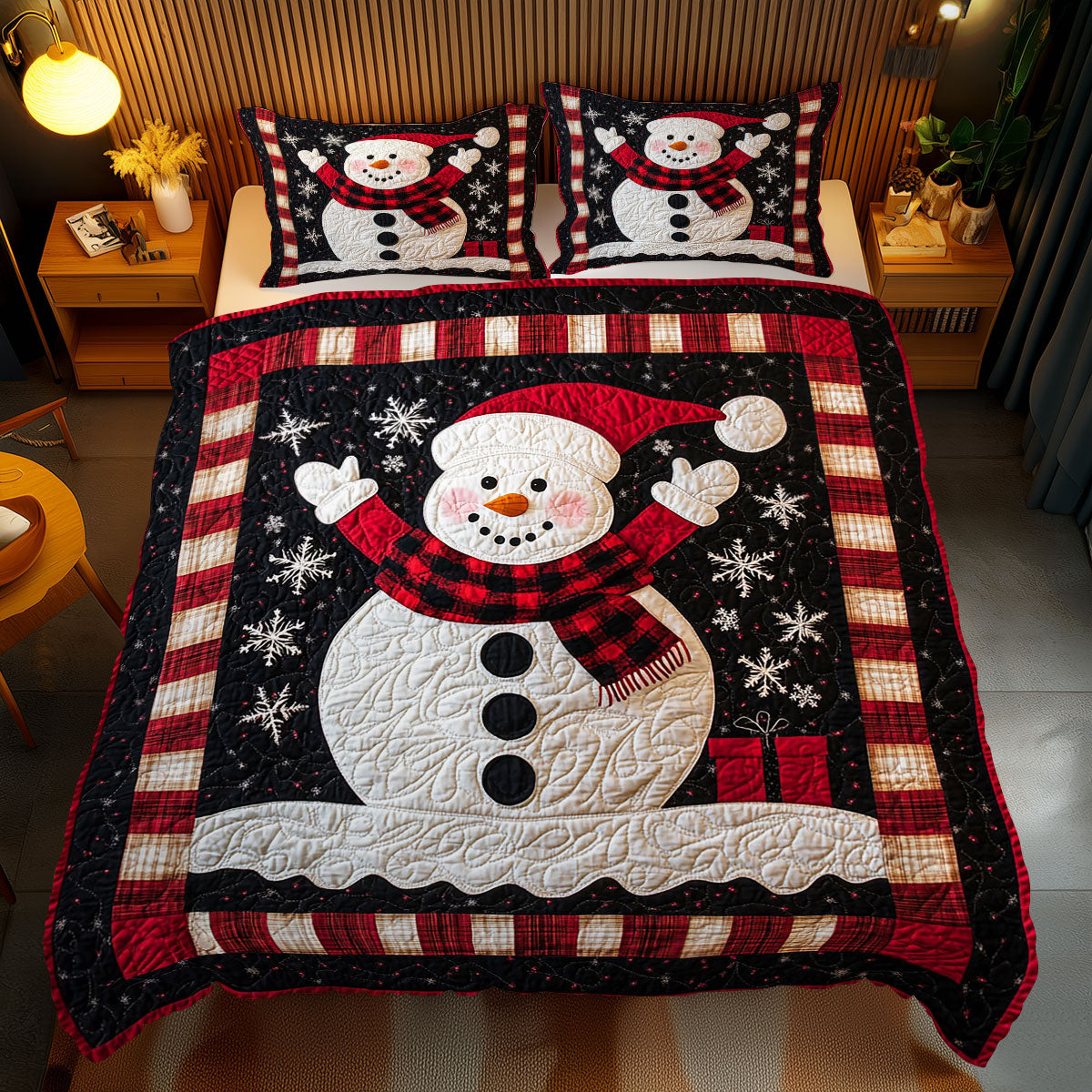 Christmas Snowman WJ1312043CL Duvet Cover Set