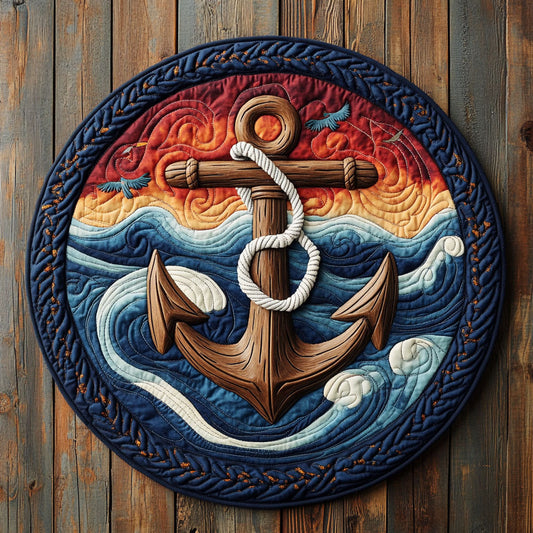 Anchor WX1505001CL Quilted Round Mat