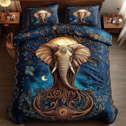 Elephant Dream Tree WN1010012CL Duvet Cover Set