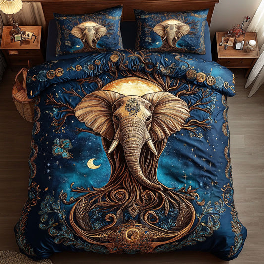 Elephant Dream Tree WN1010012CL Duvet Cover Set