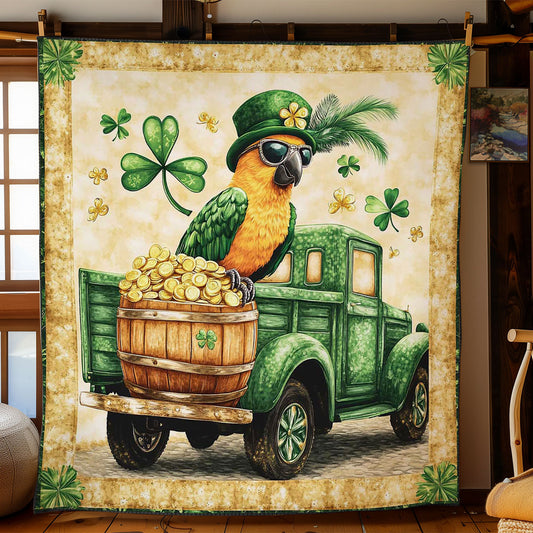 Festive Parrot Truck WN2712008CL Quilt