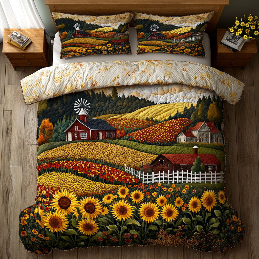 Sunflower Farm WY1908087CL Duvet Cover Set