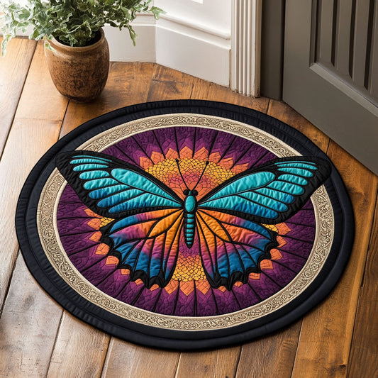 Wings Of Bloom CP2807060CL Quilted Round Mat