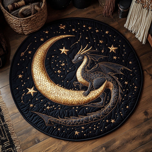 Celestial Dragon WY2105042CL Quilted Round Mat