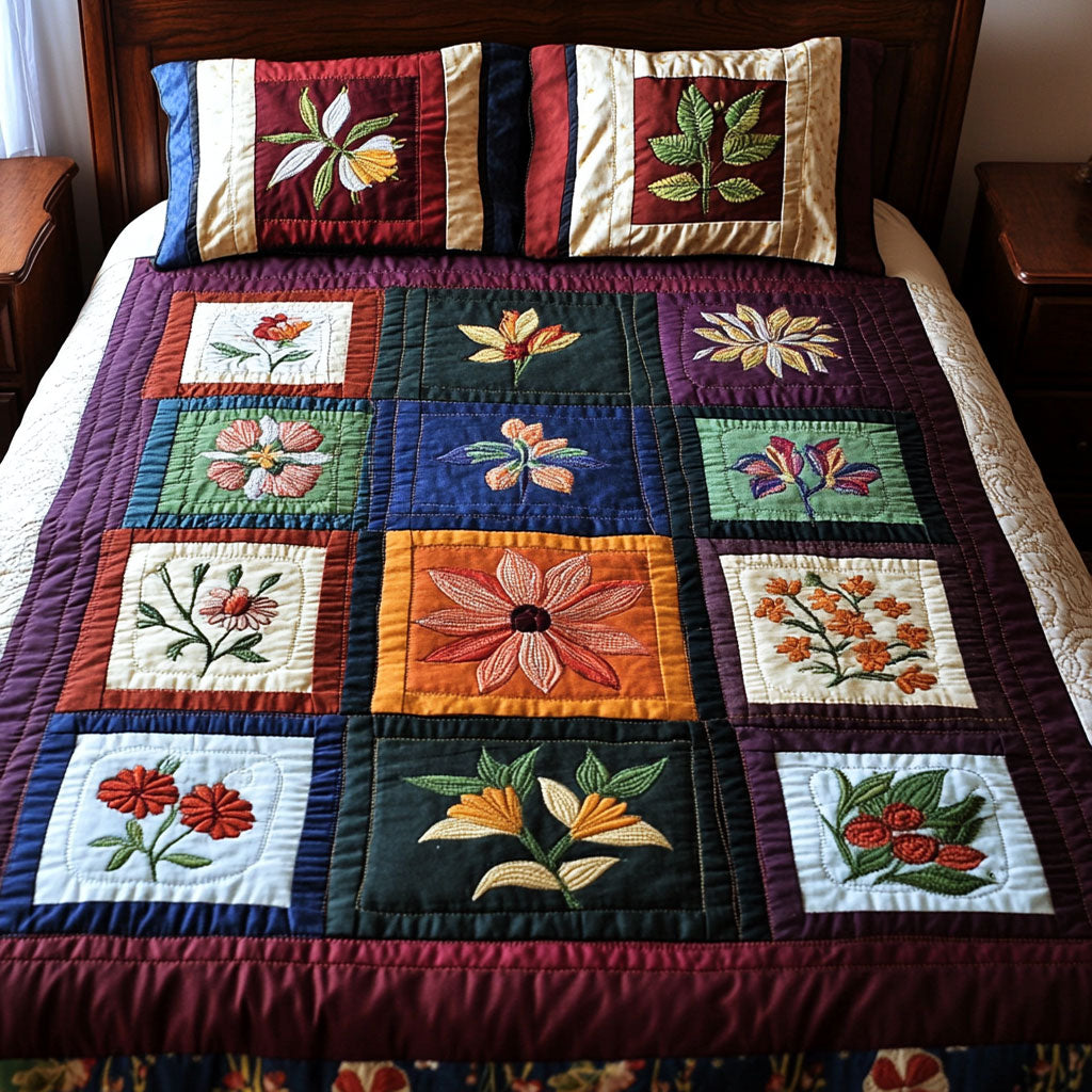 Vintage Flower WJ0304030CL Duvet Cover Set