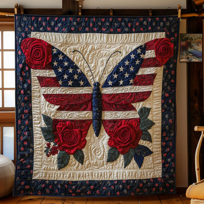 Memorial Day Butterfly WN0804022CL Quilt