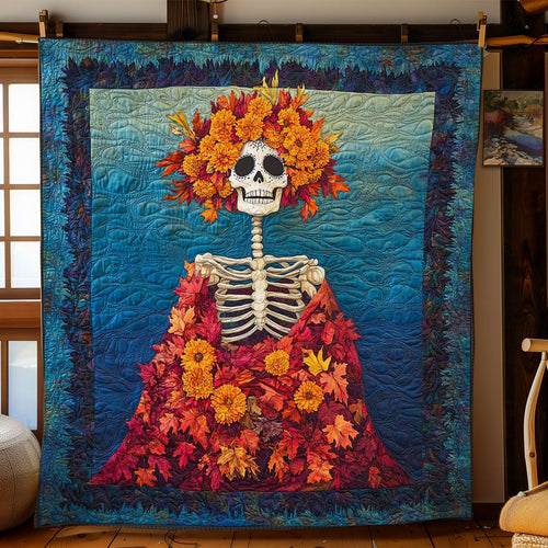 Flowered Skeleton WN1001010CL Quilt