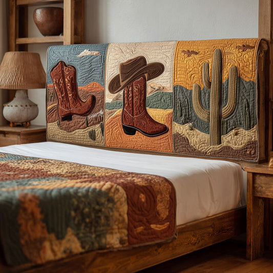 Desert Cowboy Charm CW2912012CL Quilted Headboard Slipcover