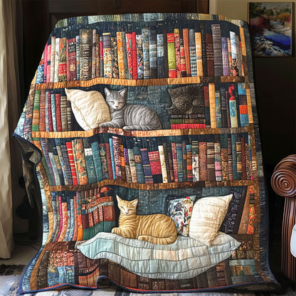 Cat Book House WP1905009CL Quilt