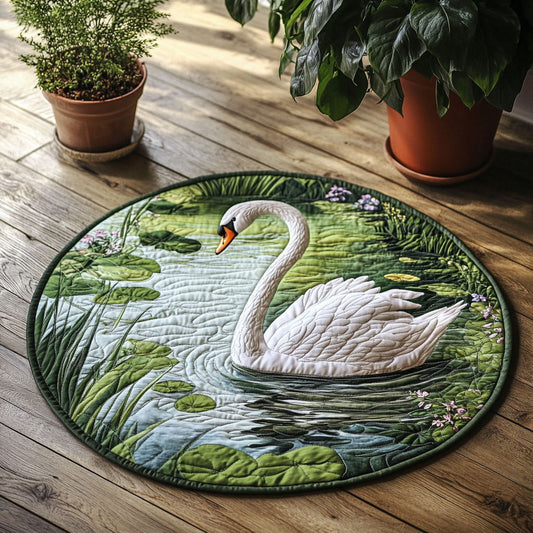 Swan Lake CW1705220CL Quilted Round Mat