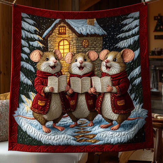 Christmas Mice Trio LT1311016CL Quilt