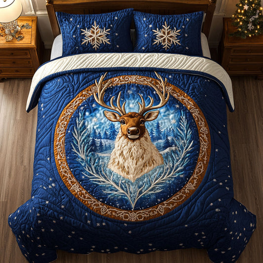 Majestic Reindeer Winter XK2309005CL Duvet Cover Set