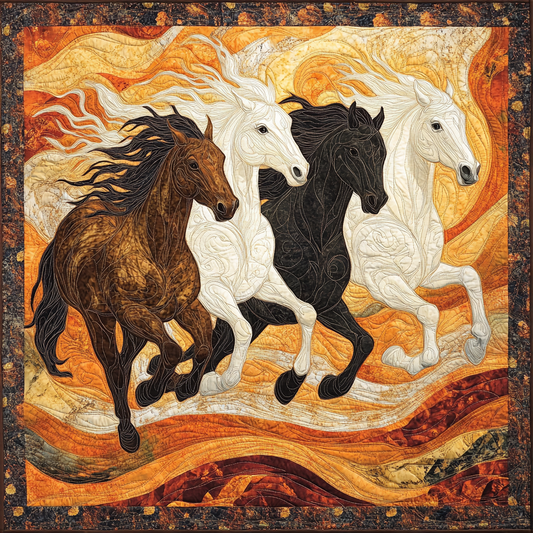 Galloping Horses XR0402006CL Quilt