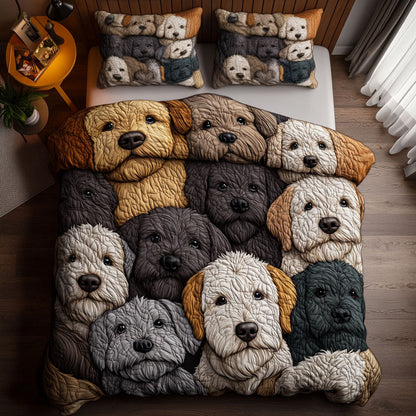 Dog Snuggle Time WN1511037CL Duvet Cover Set