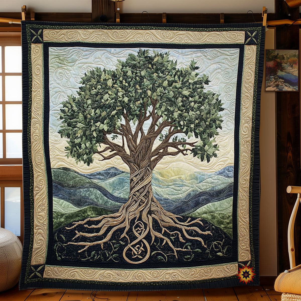 Mystic Tree Of Life WY1812034CL Quilt