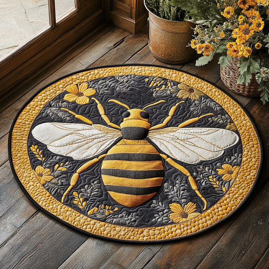 Honey Glow CP0309074CL Quilted Round Mat