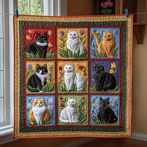 Garden Cats LT0611011CL Quilt