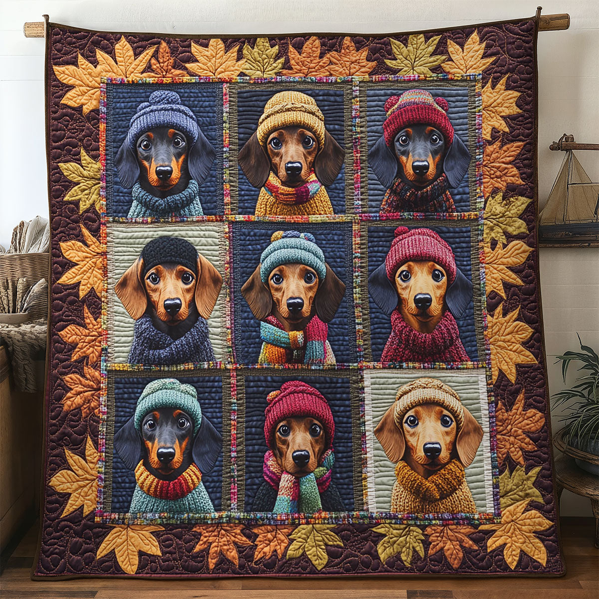 Little Dachshund WN2907067CL Quilt