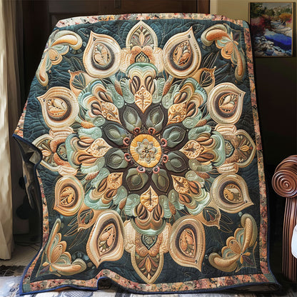 Mystic Dark Flower WY2702091CL Quilt