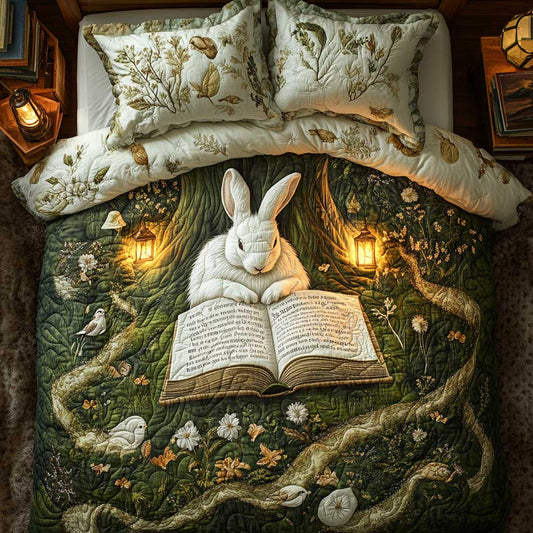 Rabbit Studying CQ1505003CL Duvet Cover Set