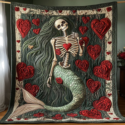 Rose Bone Mermaid WY2008049CL Quilt