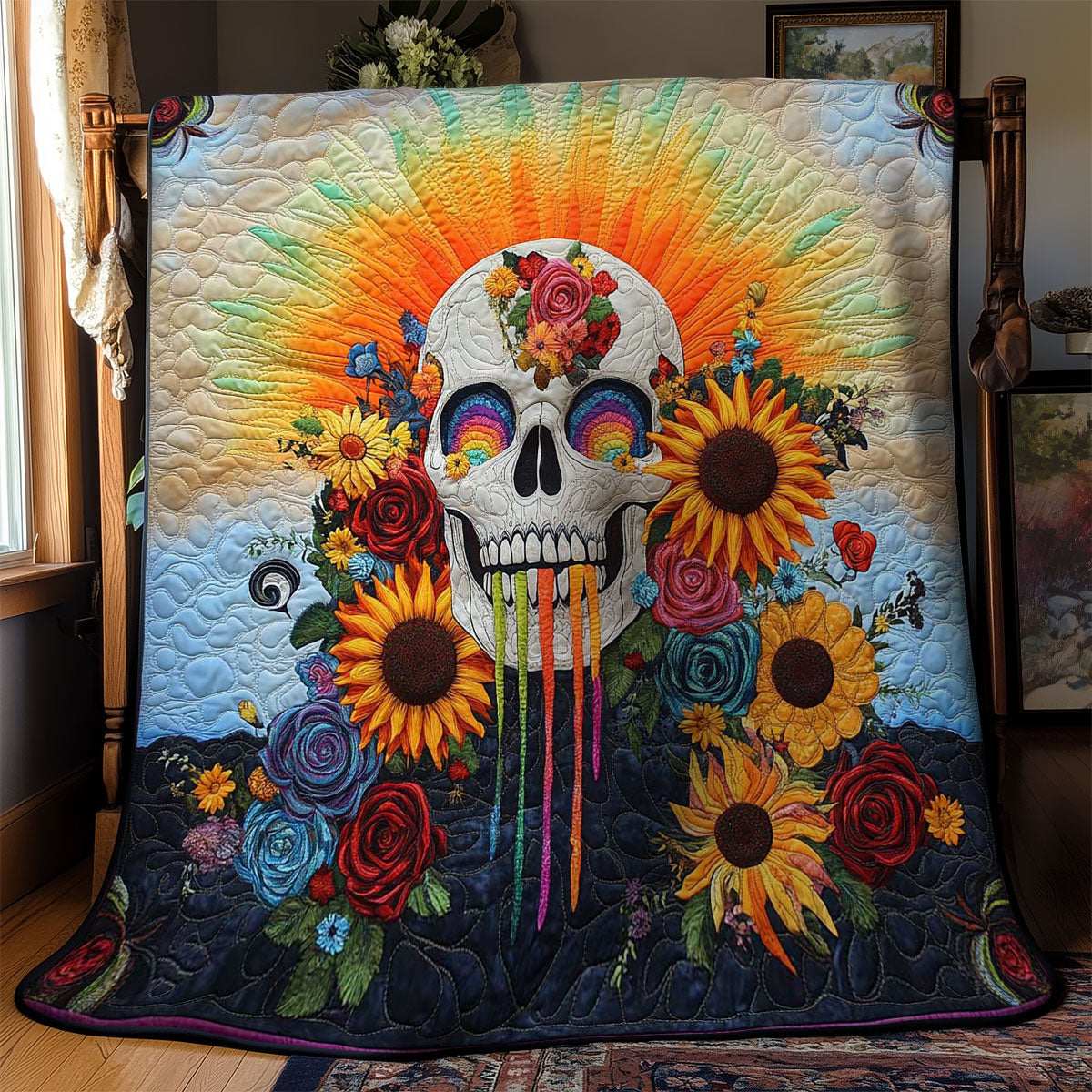 Radiant Skull WN0702029CL Quilt