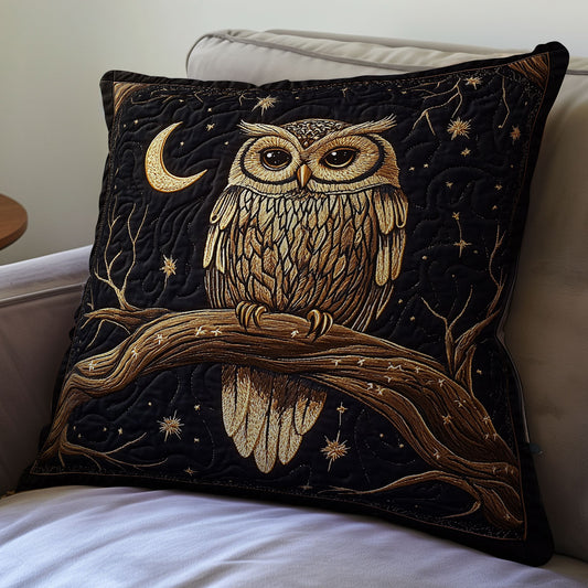 Mystical Owl Glow WX2512138CL Quilt Pillow Case