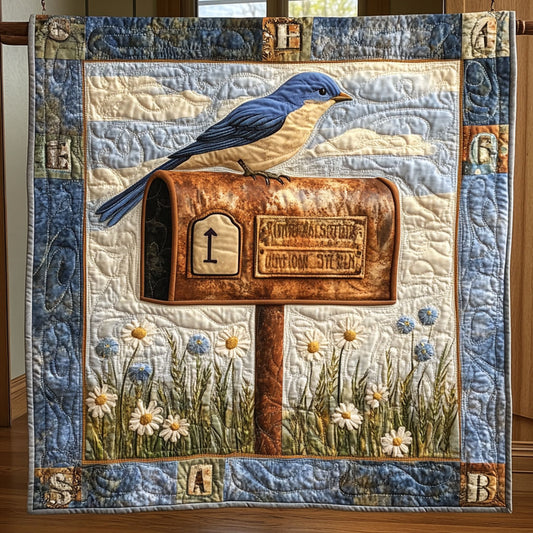 Vintage Blue Bird CP0406030CL Quilt