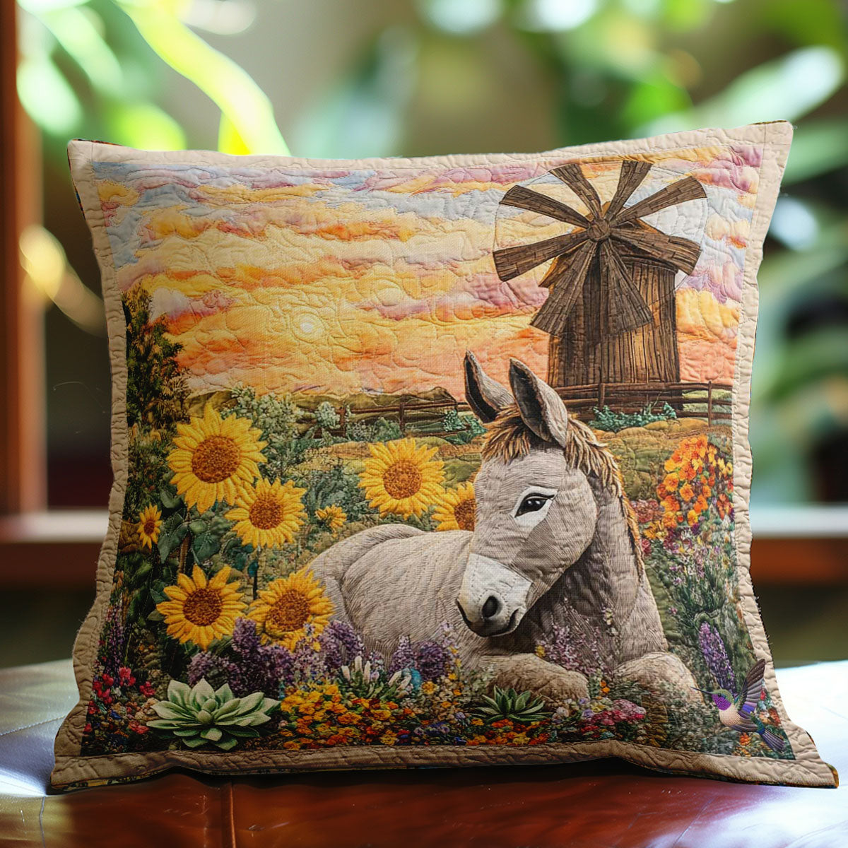 Donkey Blossom WN2111064CL Quilt Pillow Case