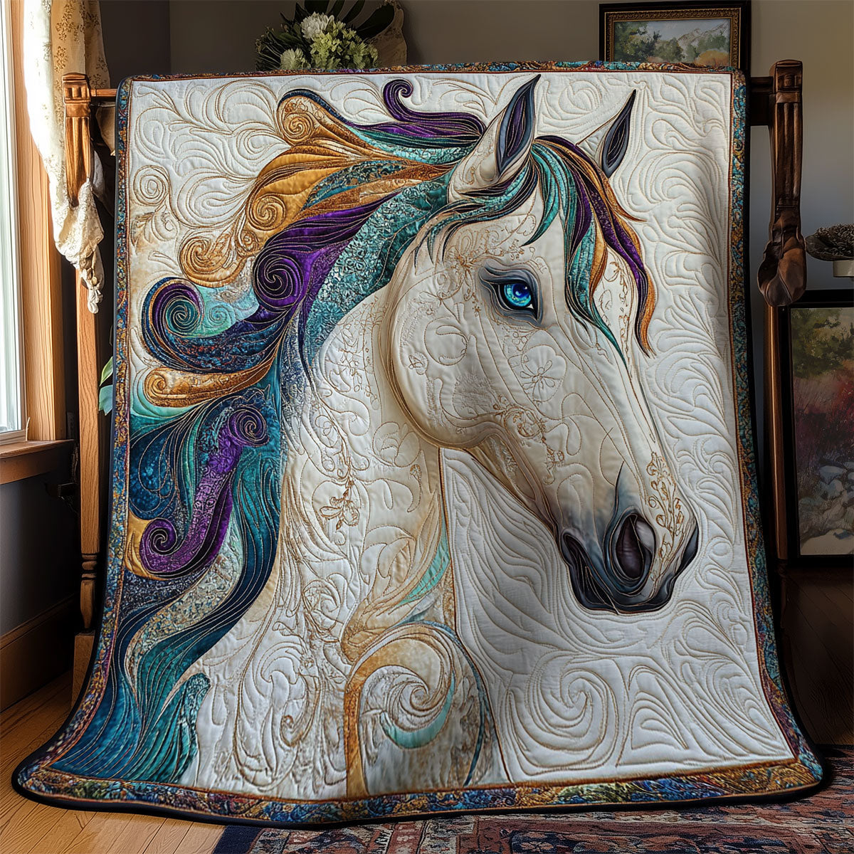 Crowned Stallion WY2403014CL Quilt
