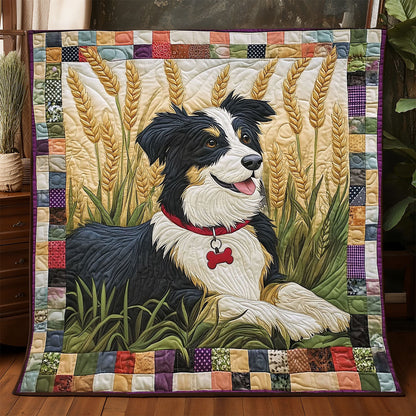Charming Border Collie WJ2105002CL Quilt
