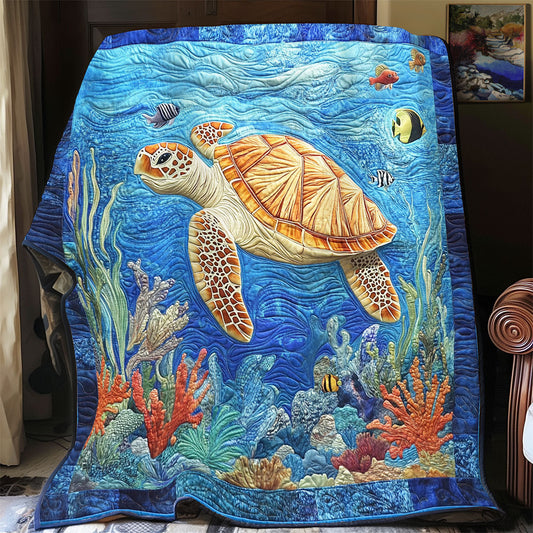 Turtle Sea WX3105067CL Quilt