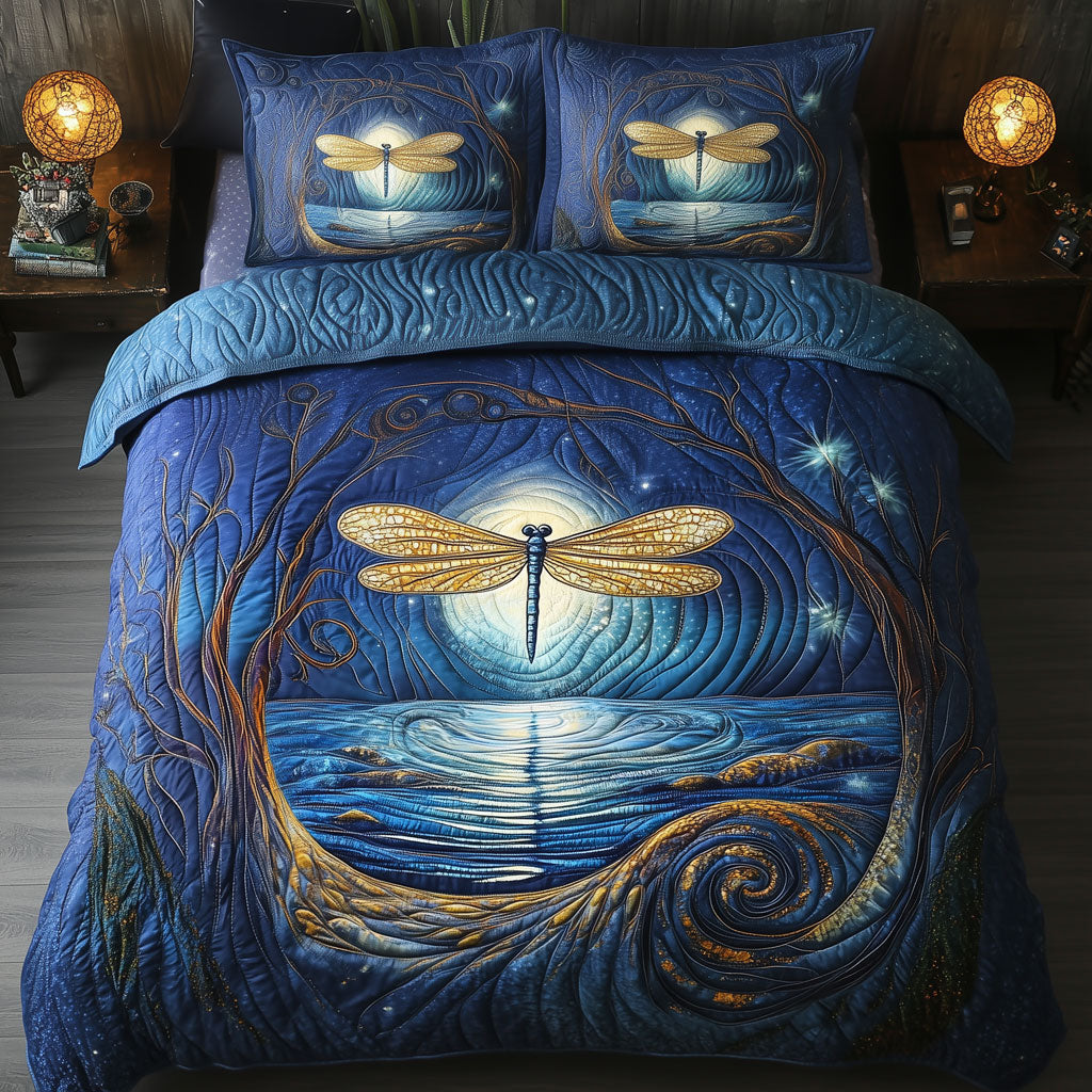 Moonlit Guardian Dragonfly  LT0310024CL Duvet Cover Set