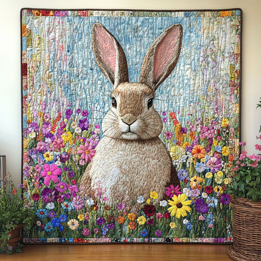 Bunny Flower Garden CW1001037CL Quilt