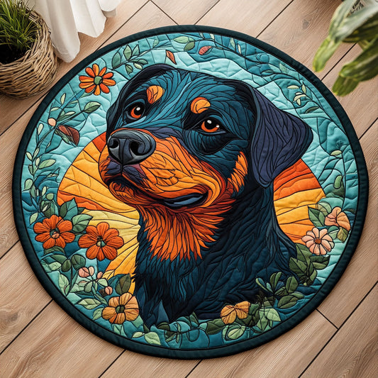 Rottweiler Aura WP2304018CL Quilted Round Mat