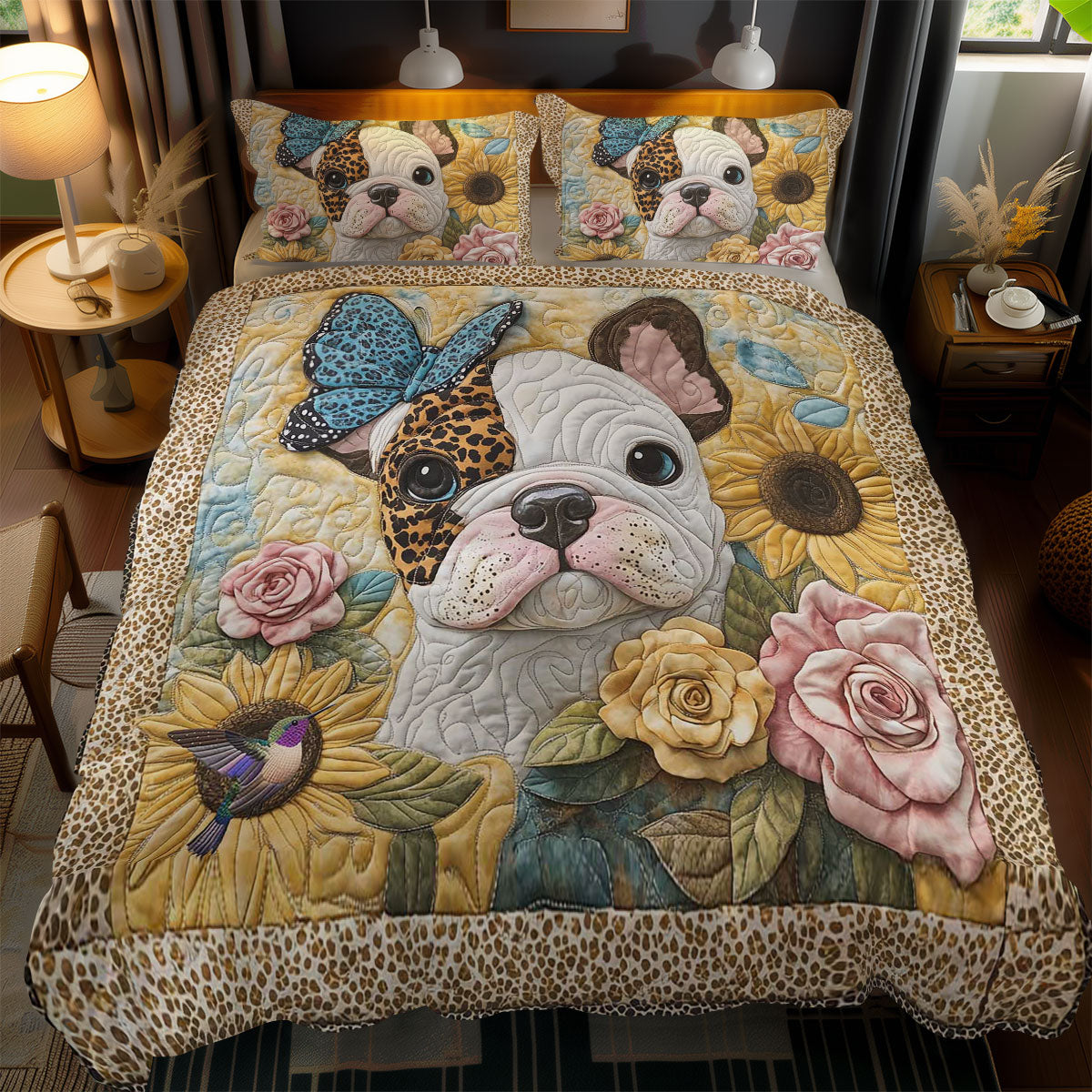 Butterfly Bulldog WN2412032CL Duvet Cover Set