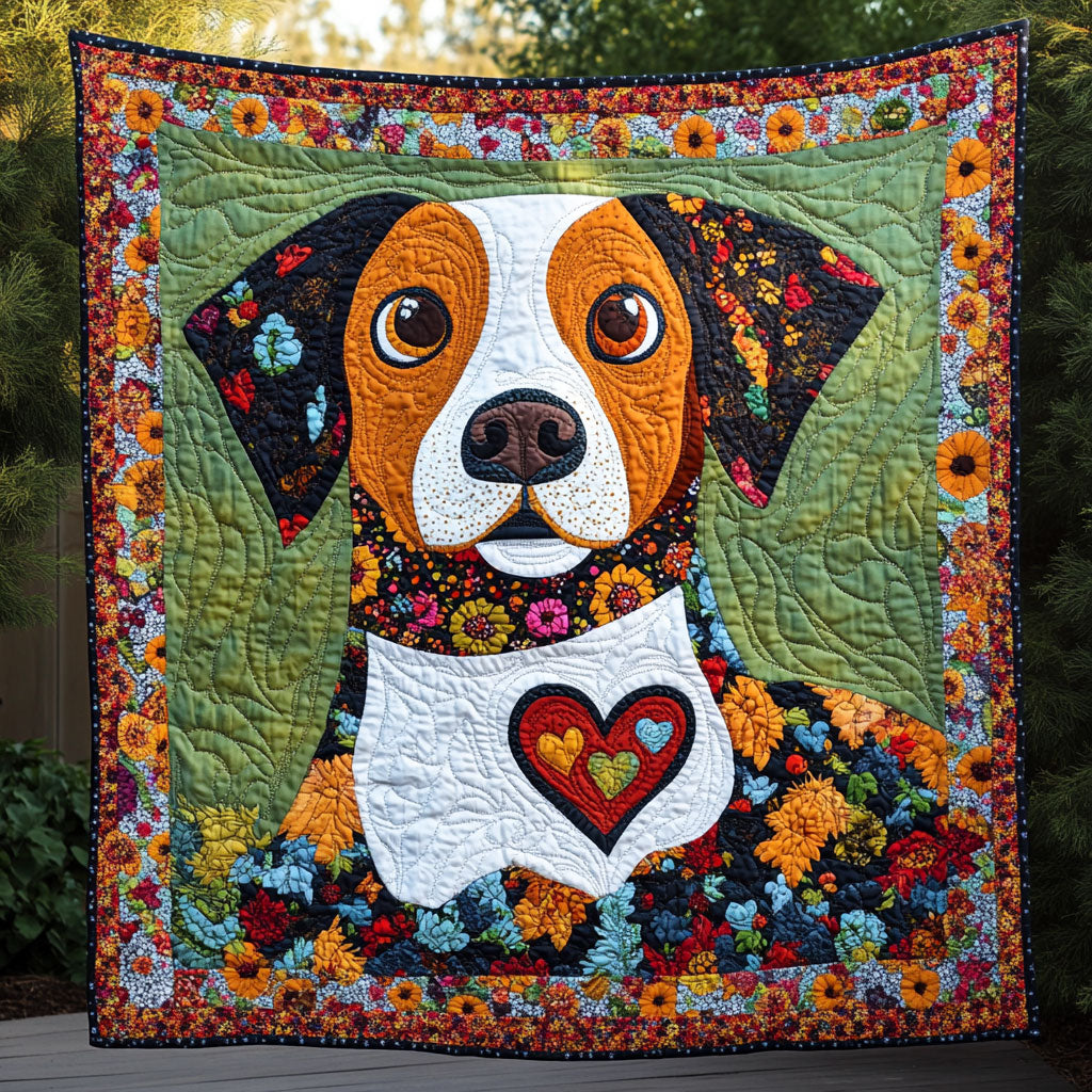 Portrait Dog WY0901045CL Quilt