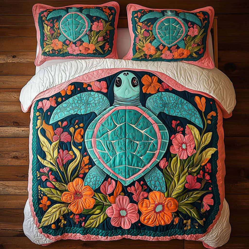 Seafoam Bloom WY1108077CL Duvet Cover Set