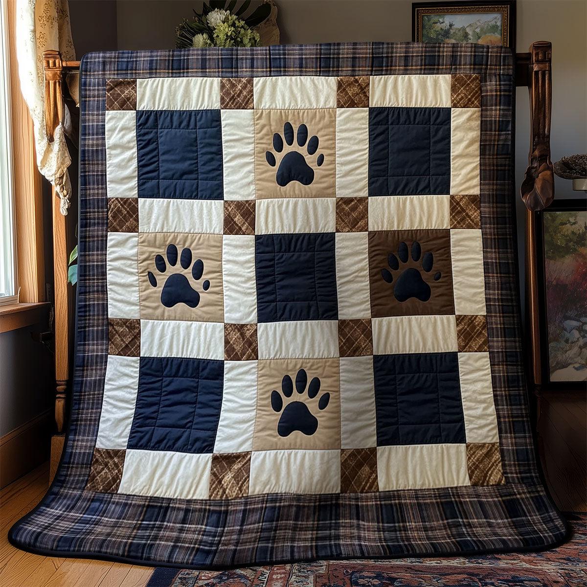 Paw Cushion WY0703032CL Quilt