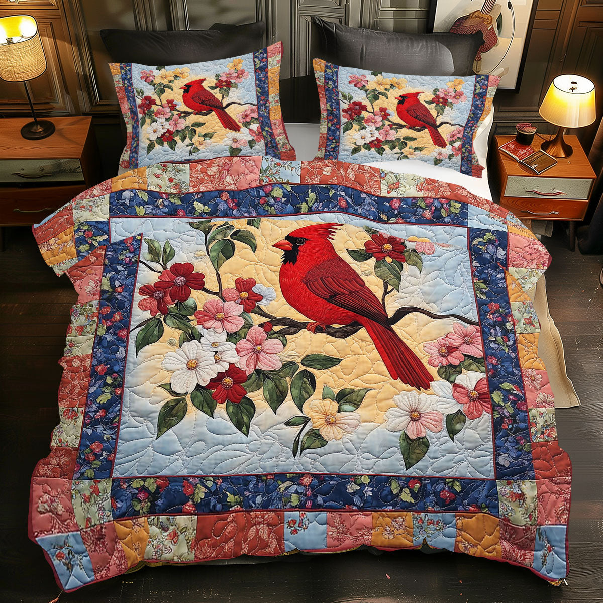 Cardinal Bloom WJ2112042CL Duvet Cover Set