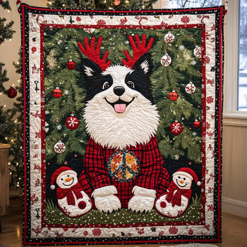 Border Collie Cheer WN2510066CL Quilt