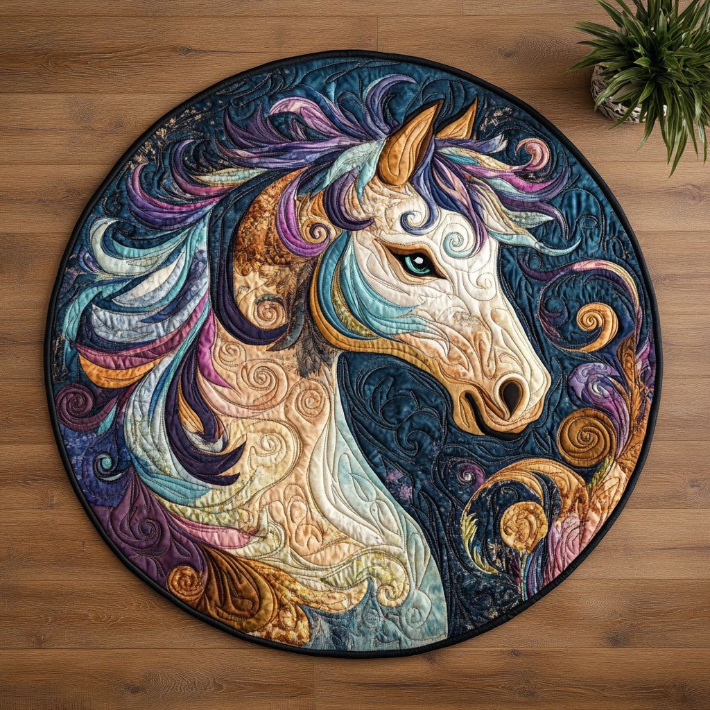 Majestic Mare CM2304015CL Quilted Round Mat