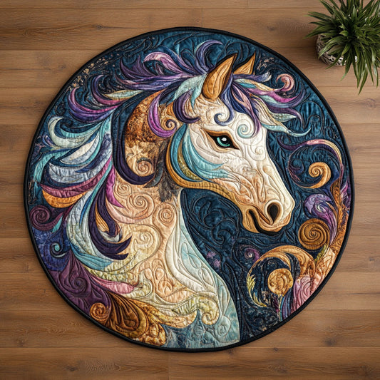 Majestic Mare CM2304015CL Quilted Round Mat