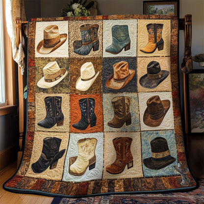 Rustic Boot And Hat WN3110018CL Quilt