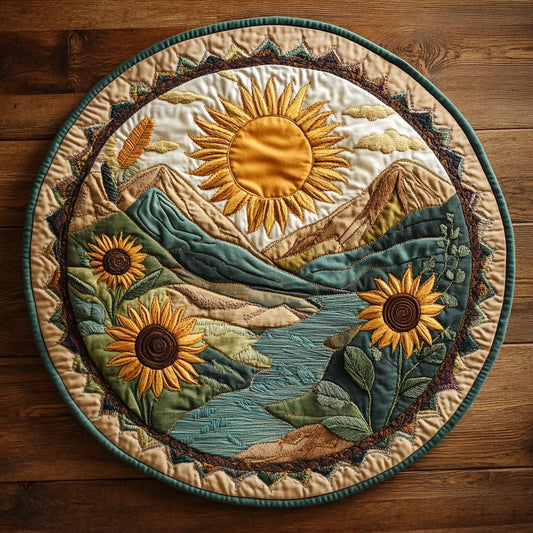 Mountain Radiance WN2508086CL Quilted Round Mat