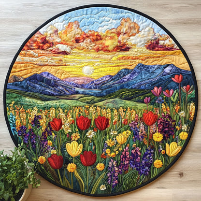 Blooming Forest CW2605450CL Quilted Round Mat