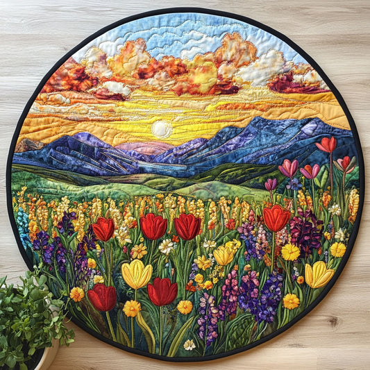 Blooming Forest CW2605450CL Quilted Round Mat