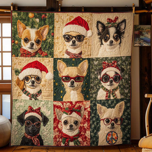 Stylish Chihuahua WB0711009CL Quilt