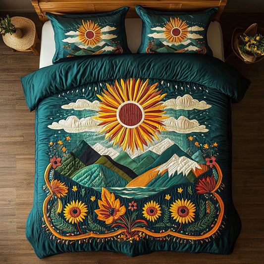 Folk Garden Sunrise WY2807065CL Duvet Cover Set