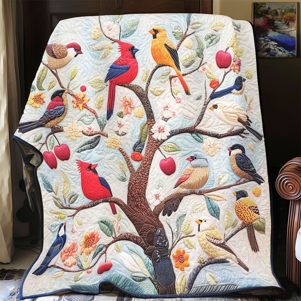 Bird Tree WX2401001CL Quilt
